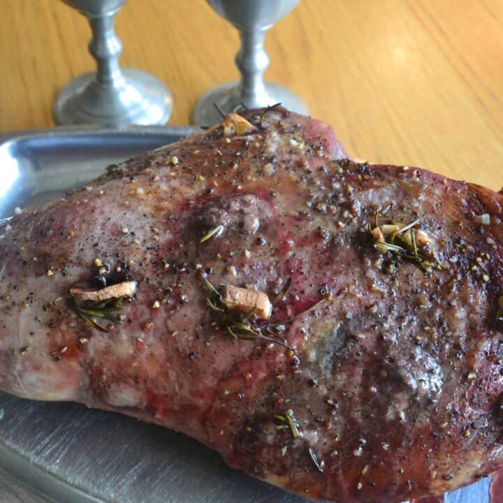 Lamb with Pomegranate Molasses, Garlic & Mint Chez Le Rêve Français