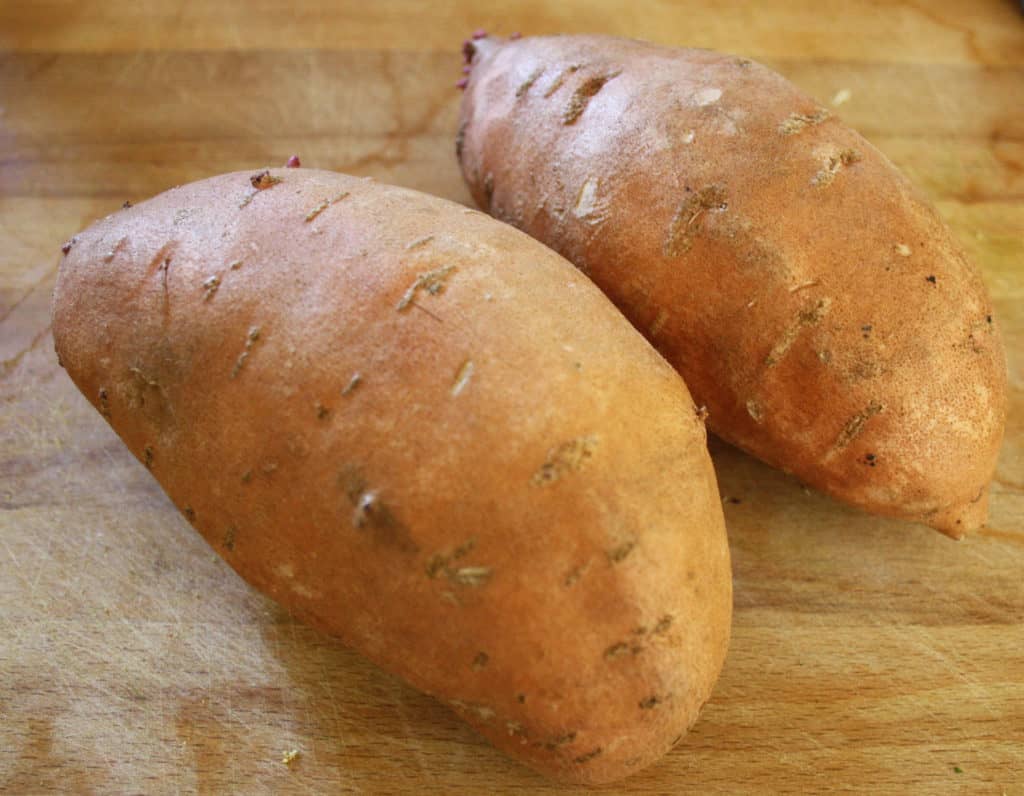 2 sweet potatoes