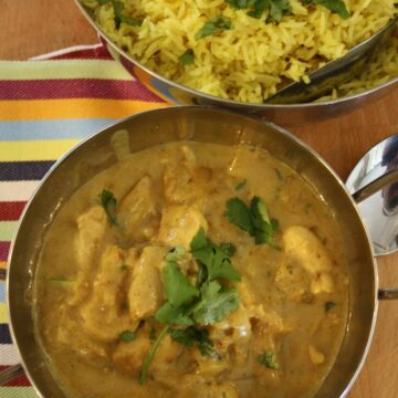 Coconut and Cardamom chicken. This aromatic dish is full garlic, ginger, chilli, coriander, coconut and whole and ground cardamom.