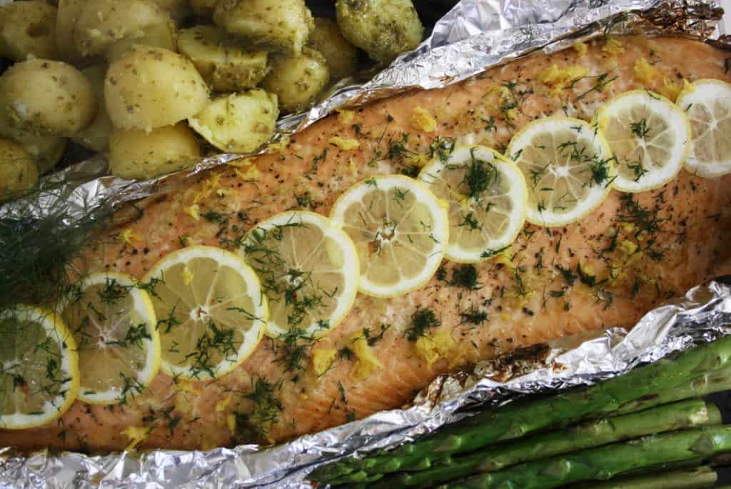 salmon cooked