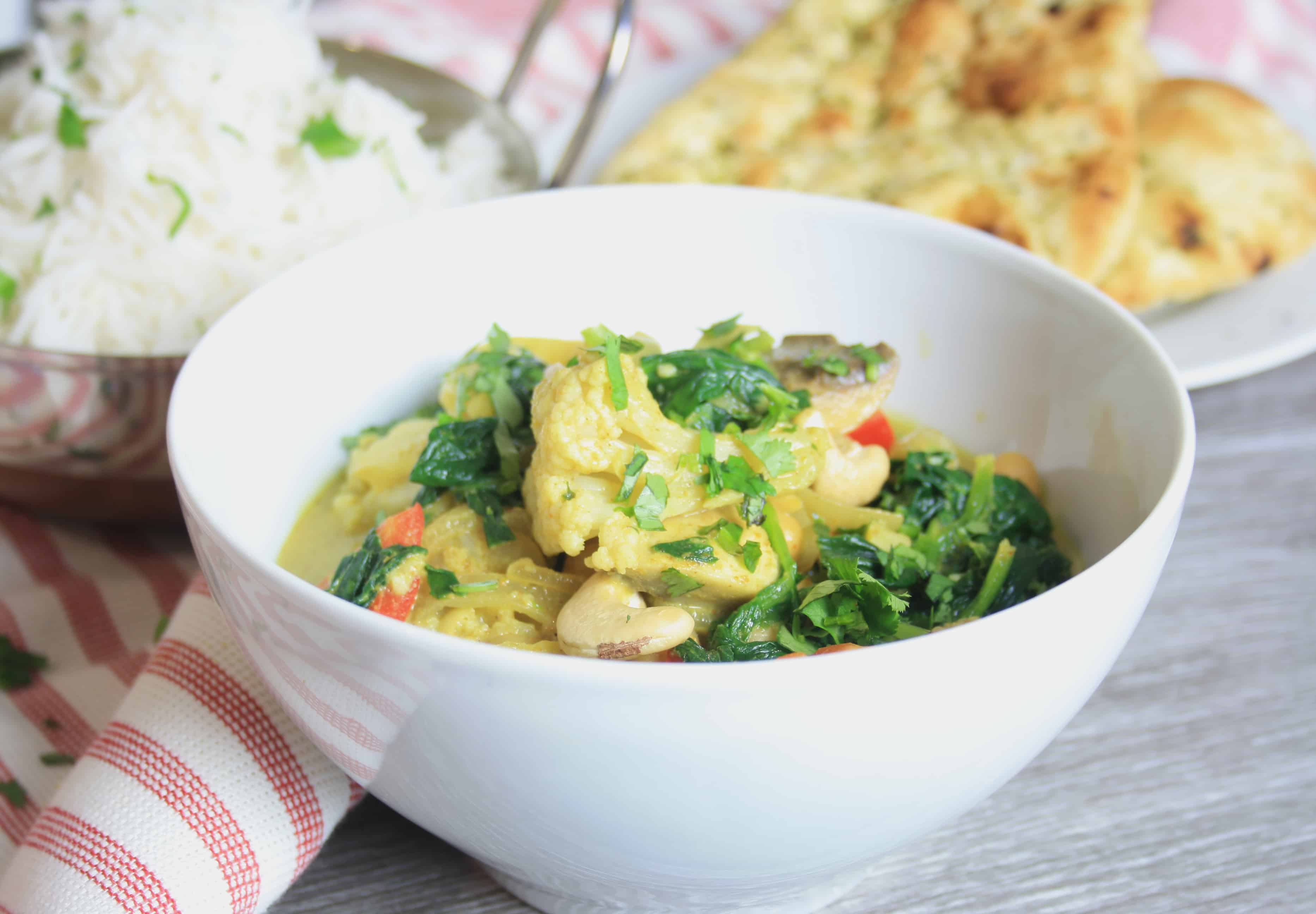 vegetable coconut curry – vegan and gf