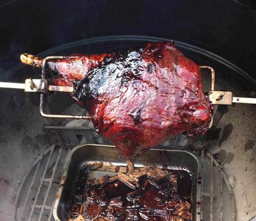 lamb on rotisserie 