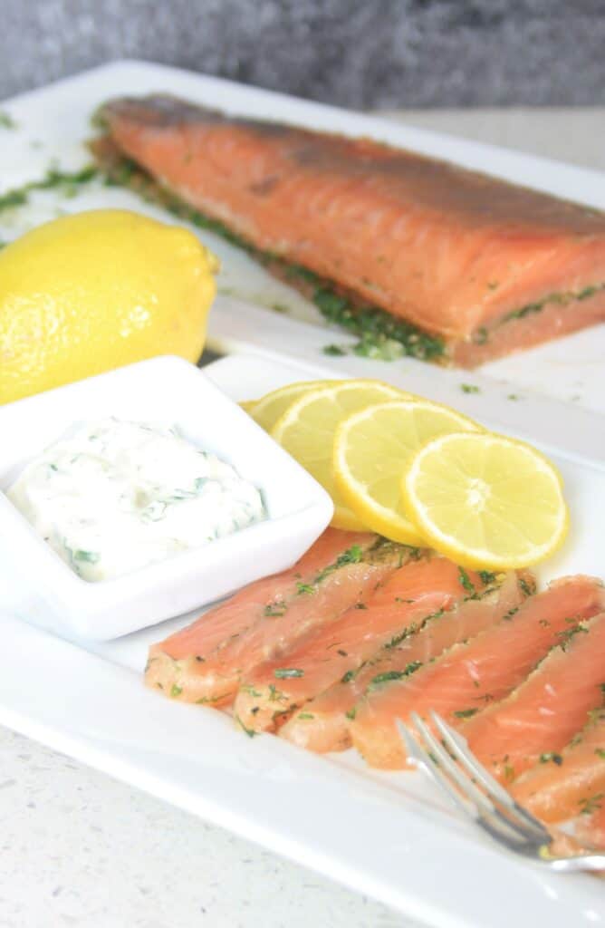 Salmon Gravlax with Gin and Juniper Chez Le Rêve Français