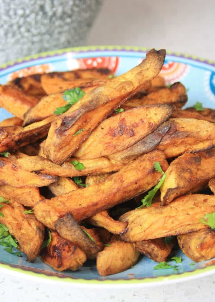 plate sweet potato fries