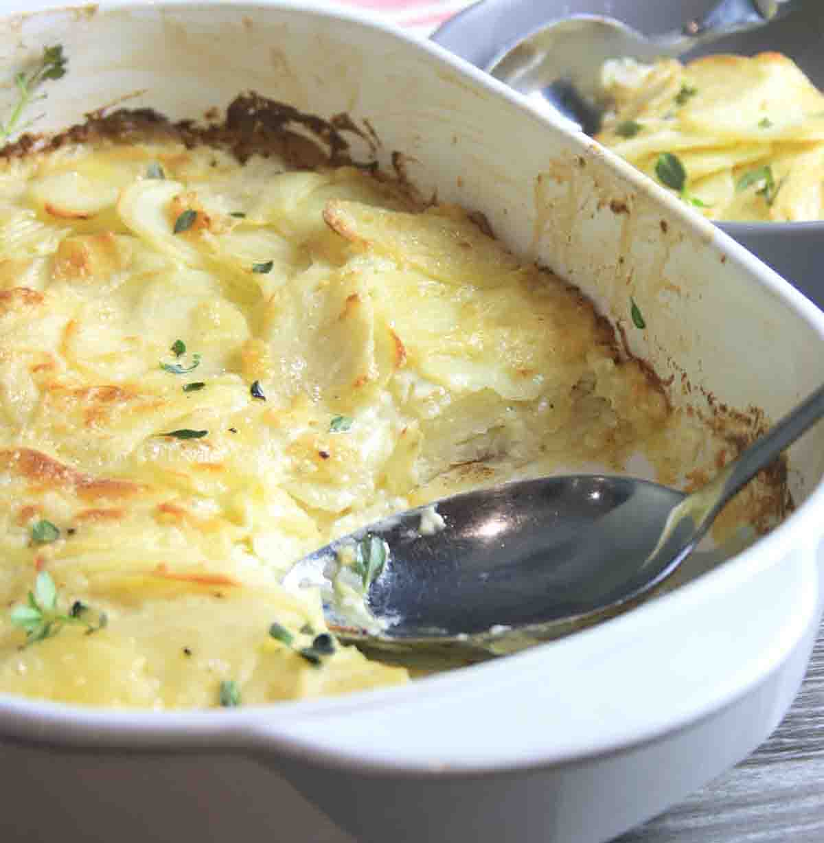 French Potatoes Gratin Dauphinoise Chez Le Rêve Français