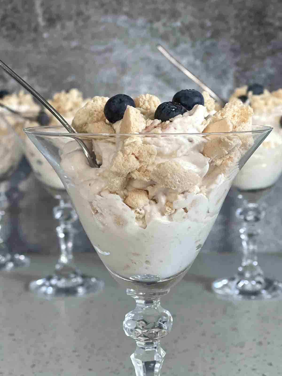 eton mess in a glass.