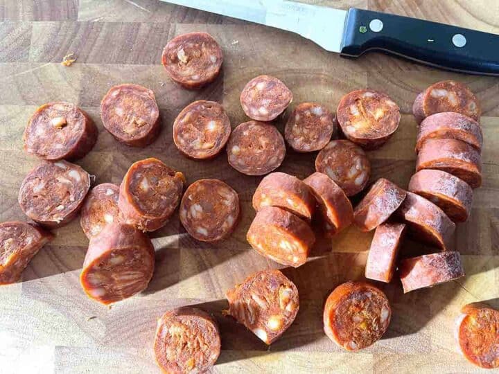 Cod Cheeks and Chorizo Chez Le Rêve Français