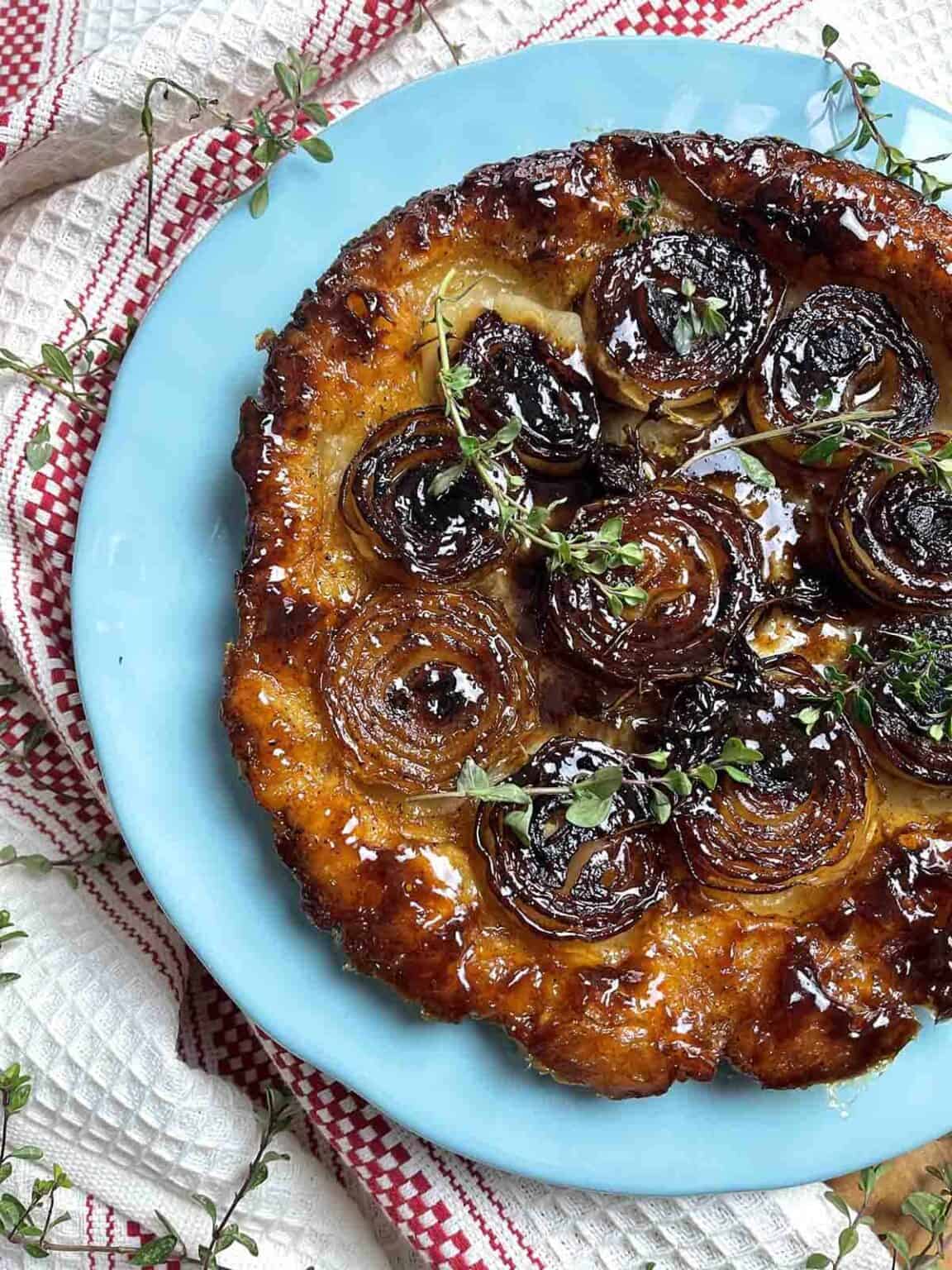 Onion Tarte Tatin Chez Le Rêve Français