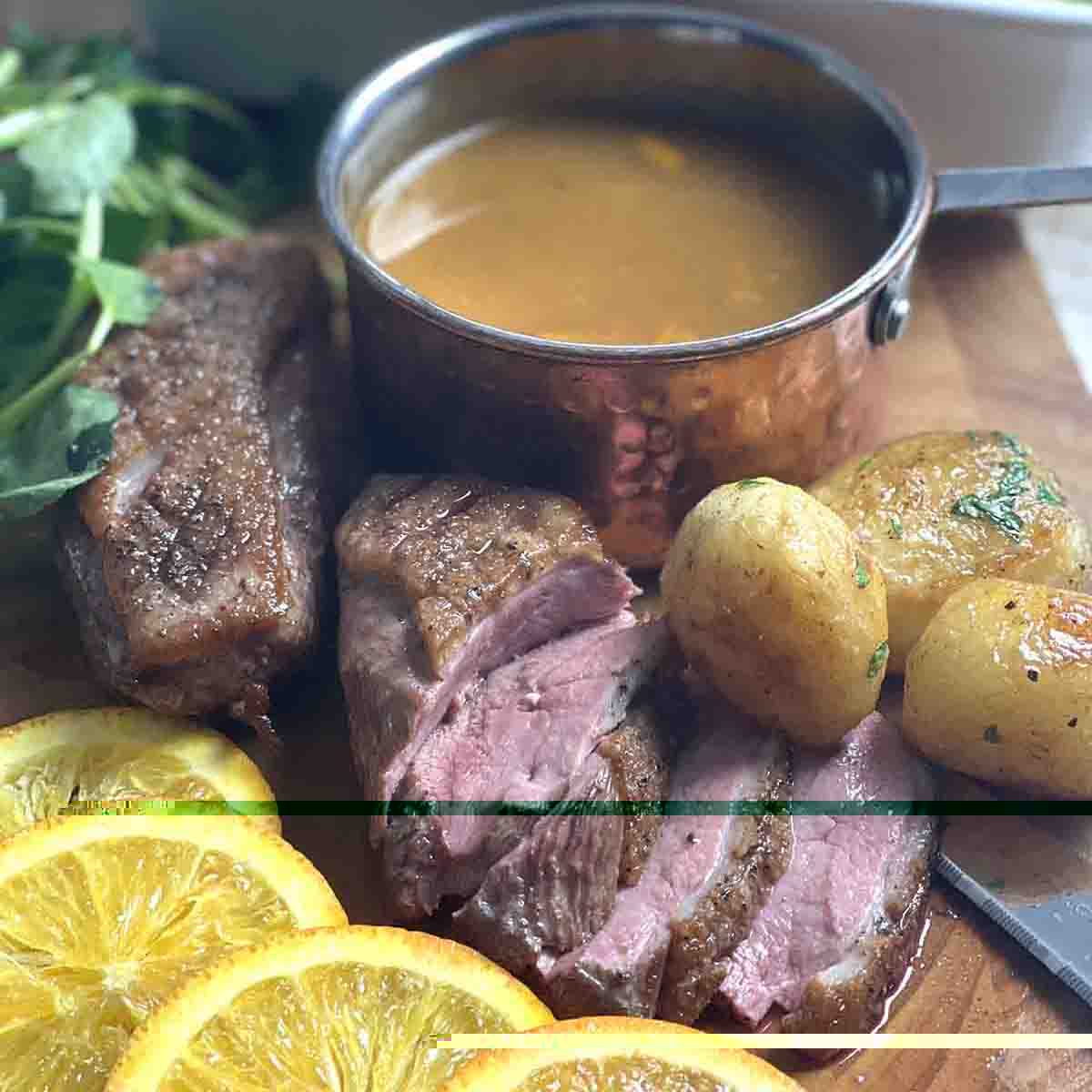 Duck with Orange Sauce - Chez Le Reve Francais