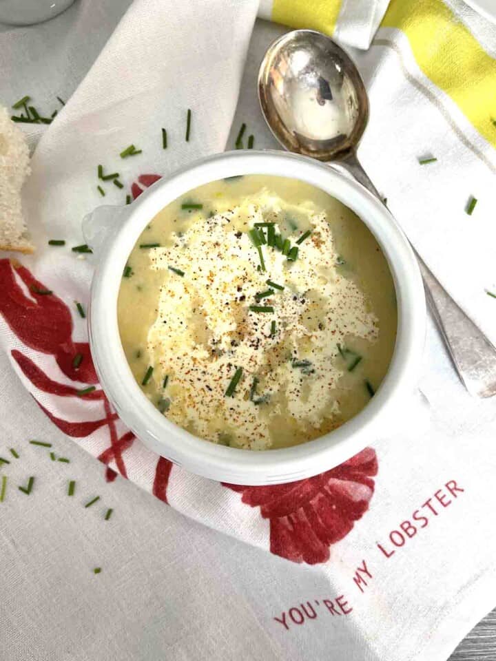 Corn and Crab Bisque Chez Le Rêve Français