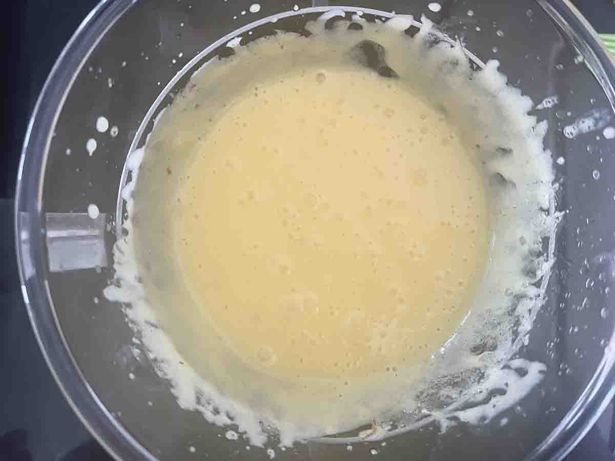 butter added to mix.