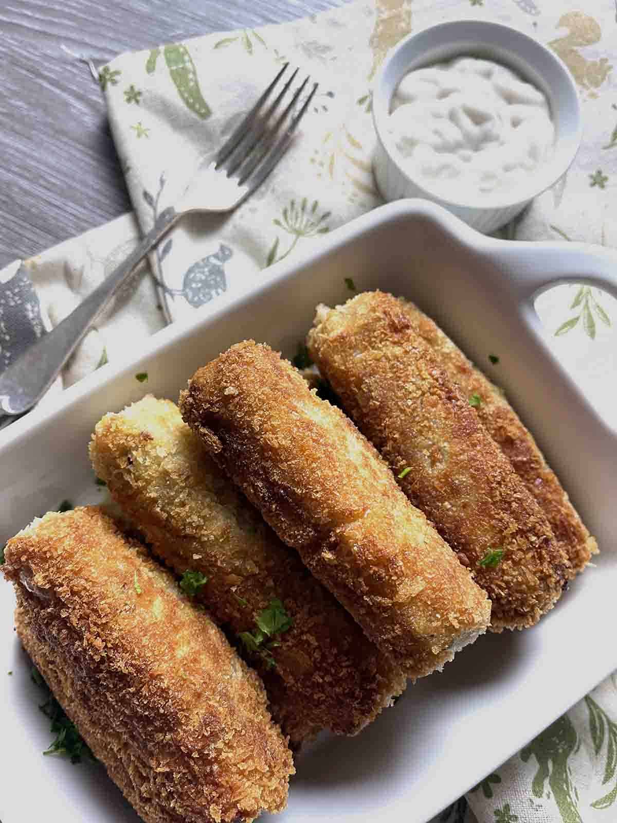 confit duck croquetas.