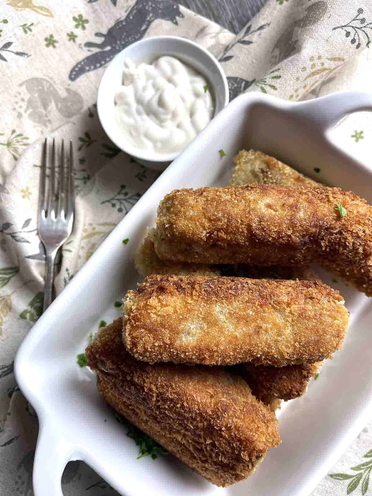 duck croquetas.