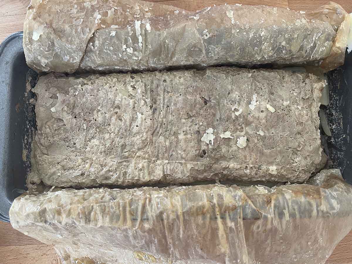 pate after pressing.