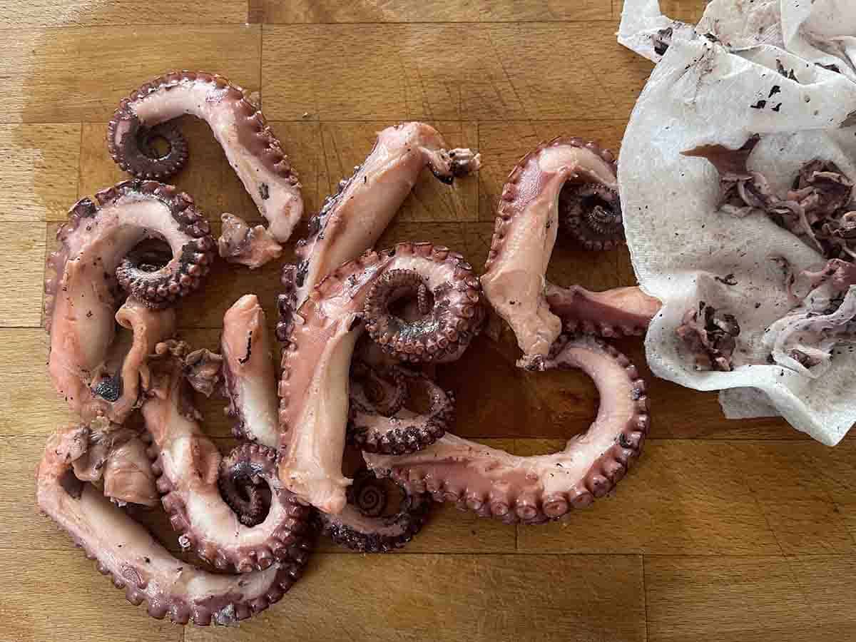 skinned octopus.