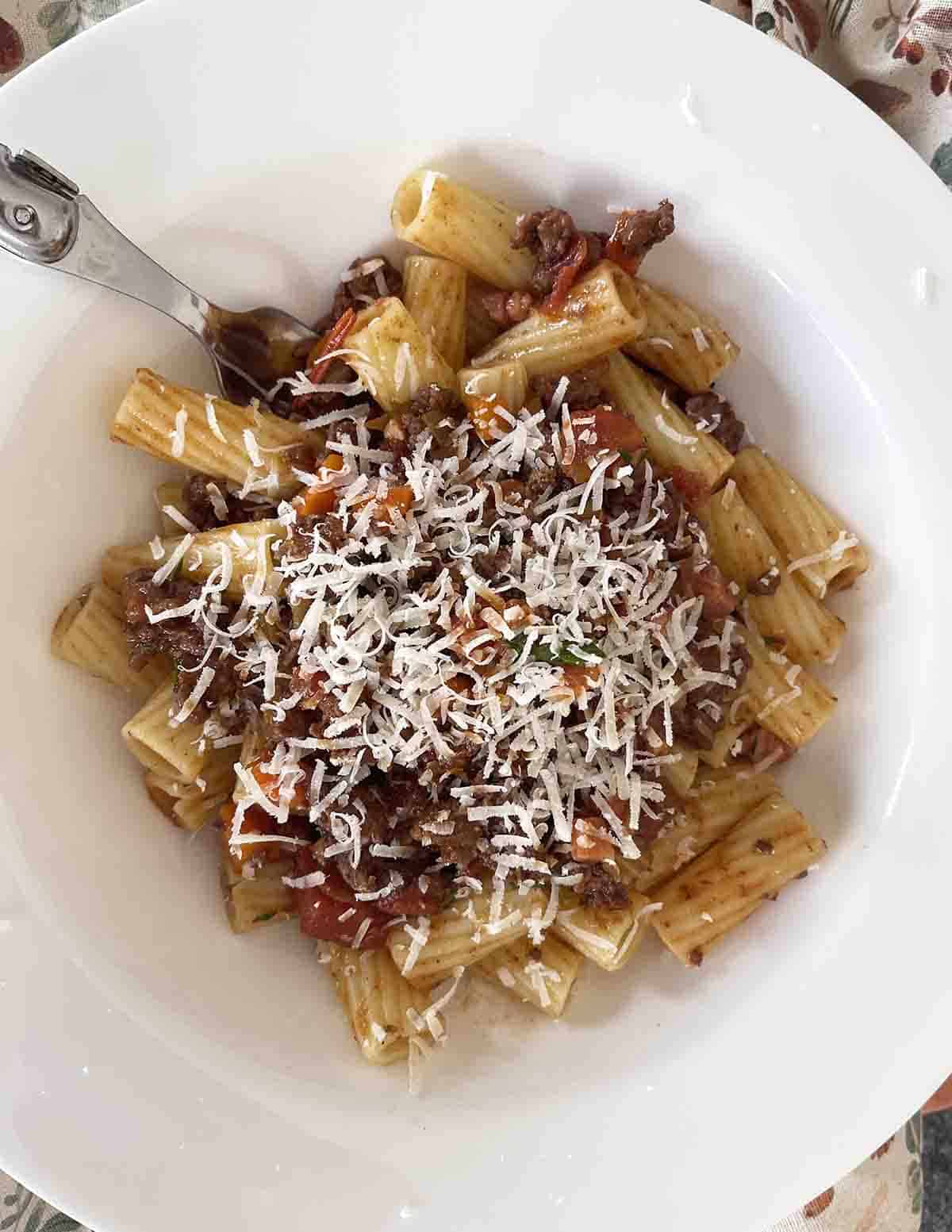 VENISON RAGOût in a bowl.