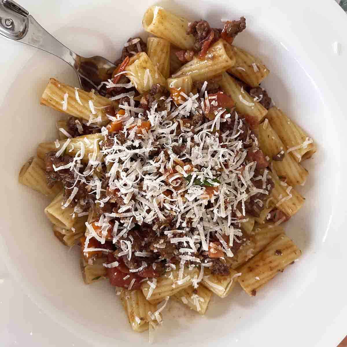 VENISON RAGOût in a bowl.