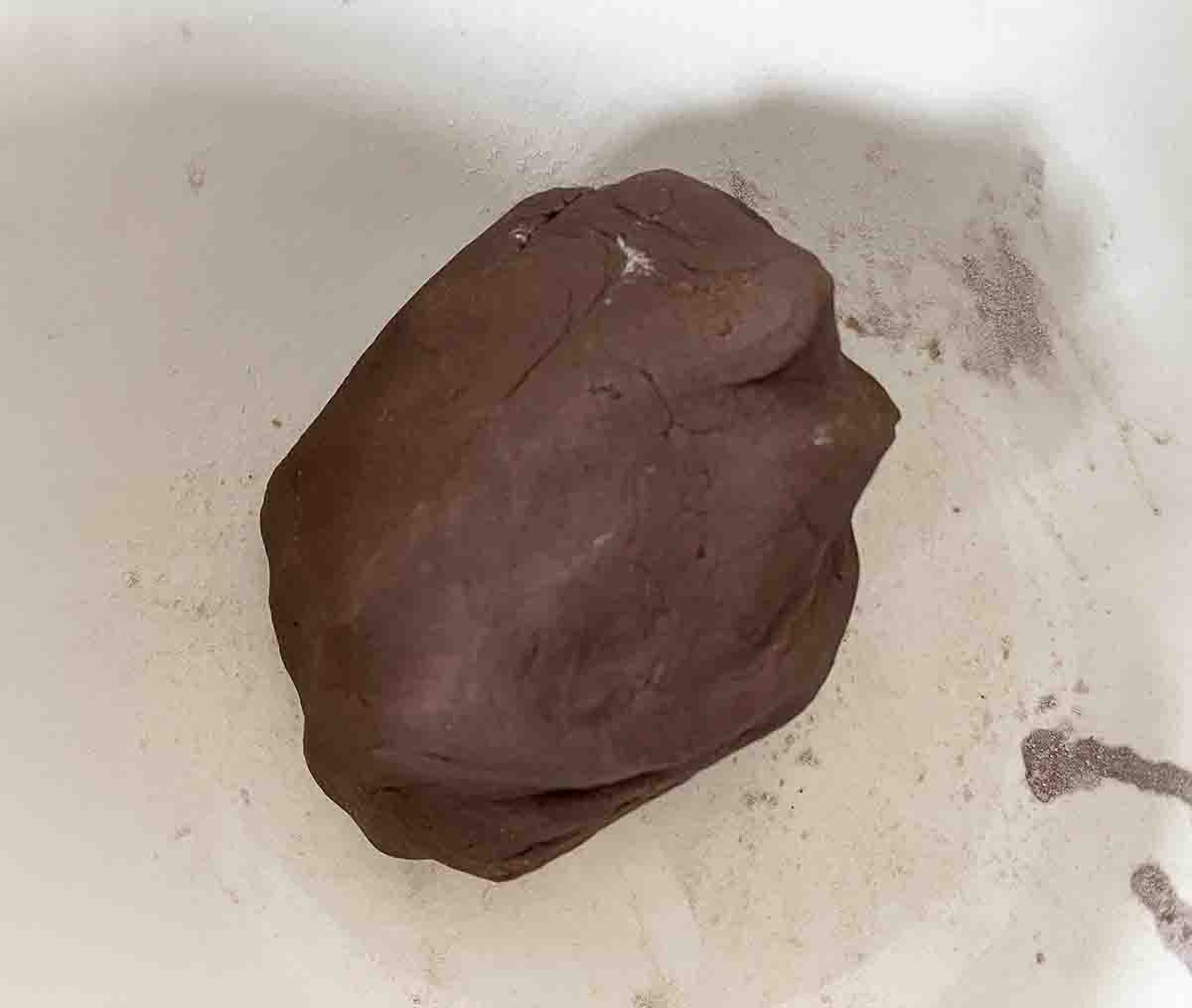 chocolate pastry ball.